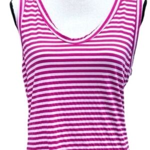Anthropologie T.la Pink Striped Women's Tank Top Brand new With tags Sz M
